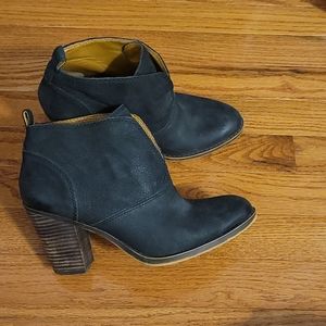 Lucky leather booties